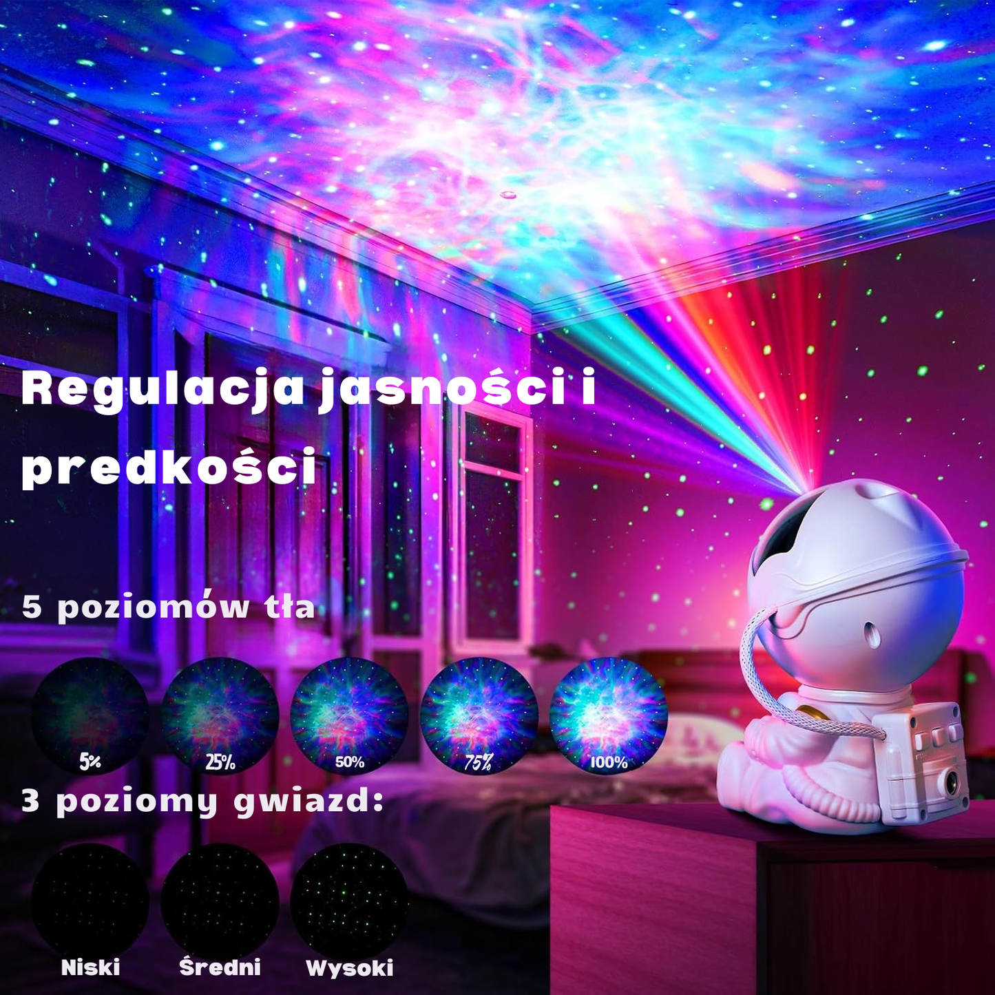 NightAstral™ - Projektor Gwiazd